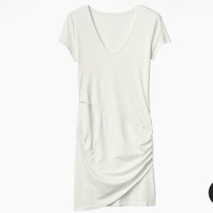 Athleta White  Short Sleeve Dress